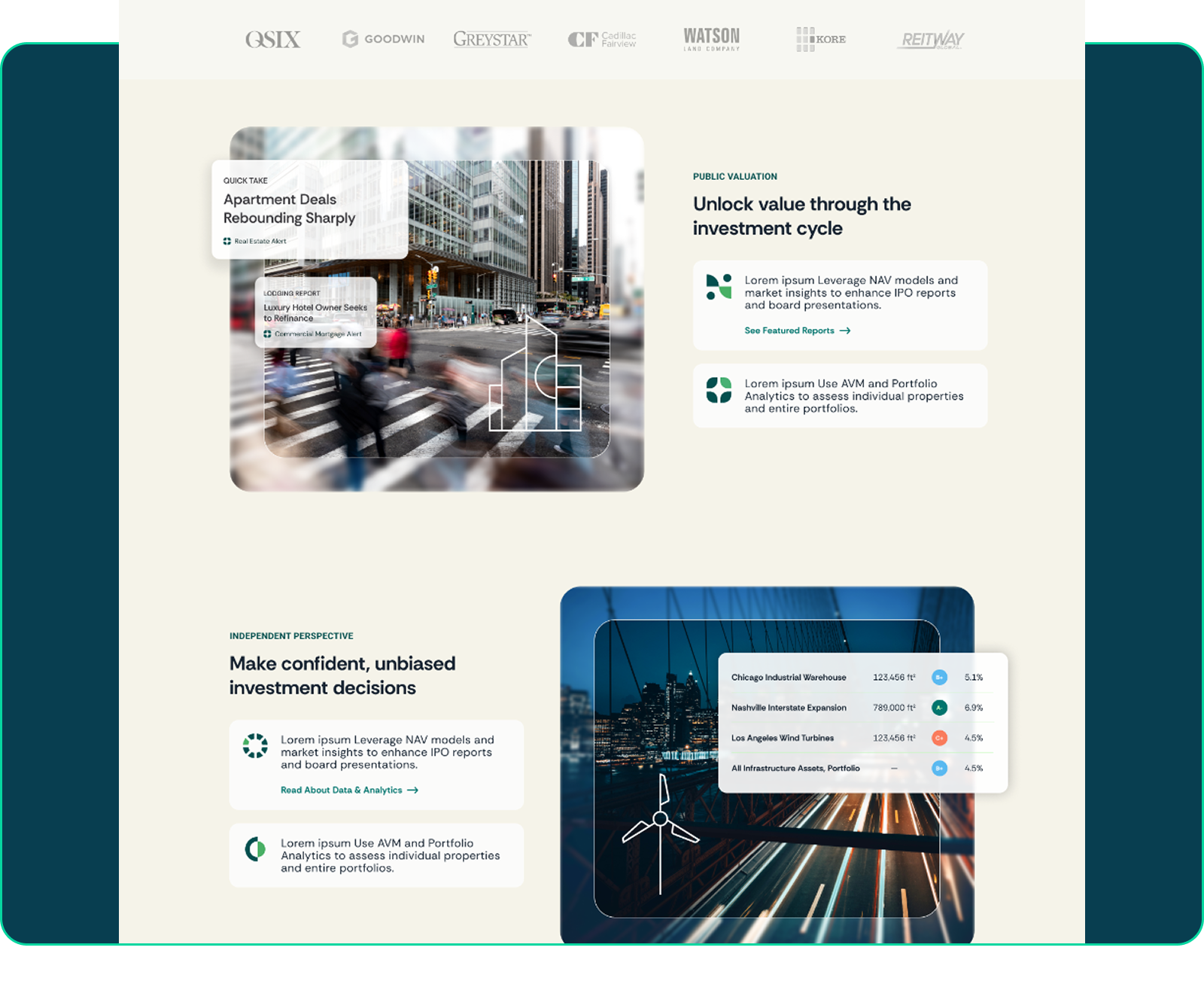 Launched marketing site